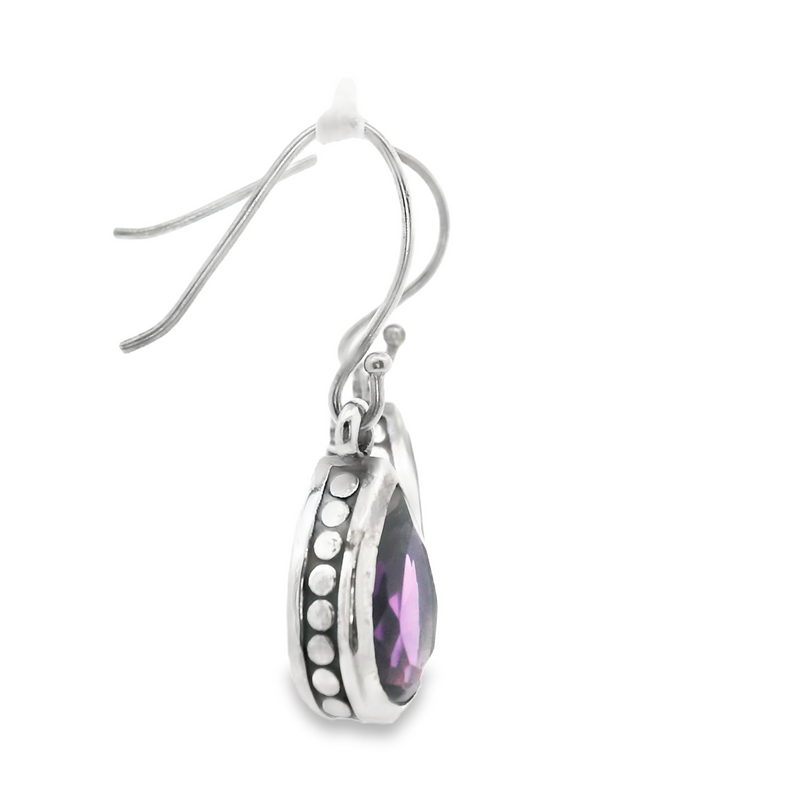 Sterling Silver Amethyst Earrings