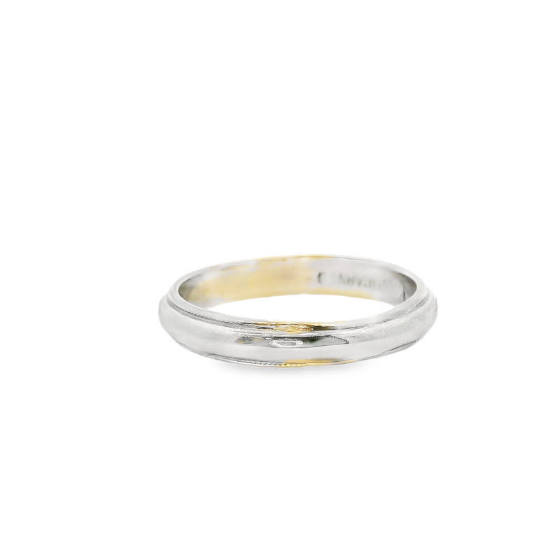 14K WG Wedding Band