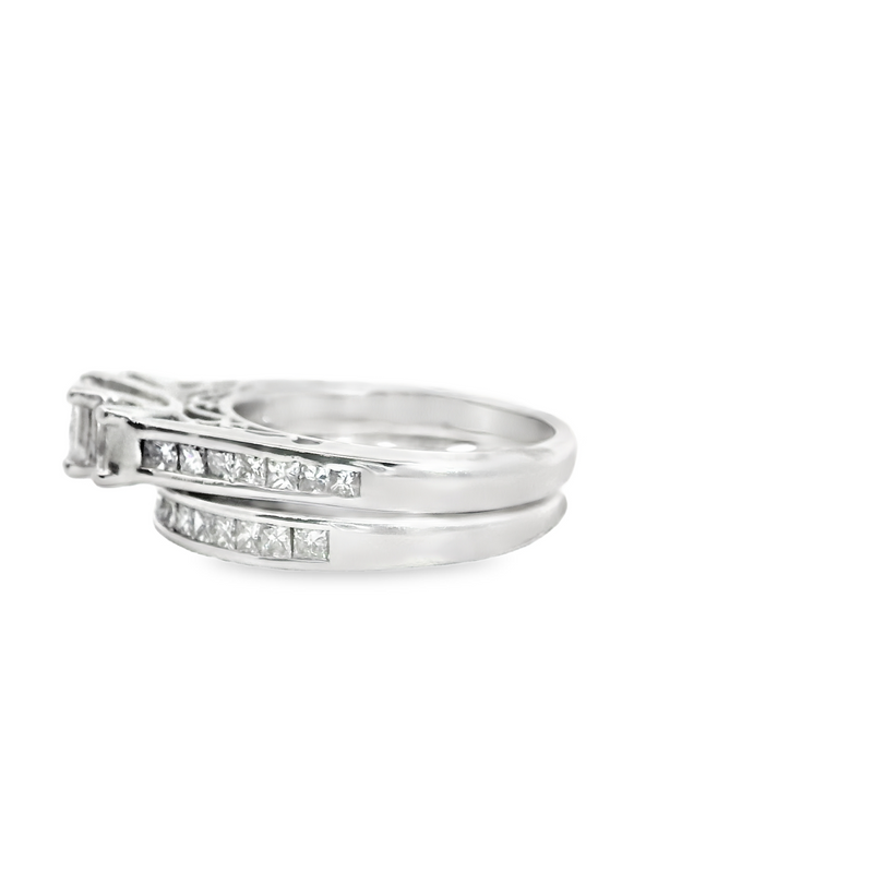 14K WG DIAMOND SET
