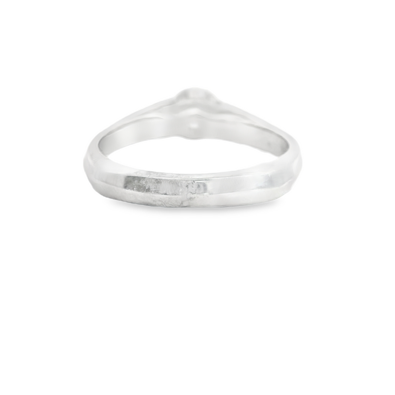 18K WHITE GOLD DIAMOND RING