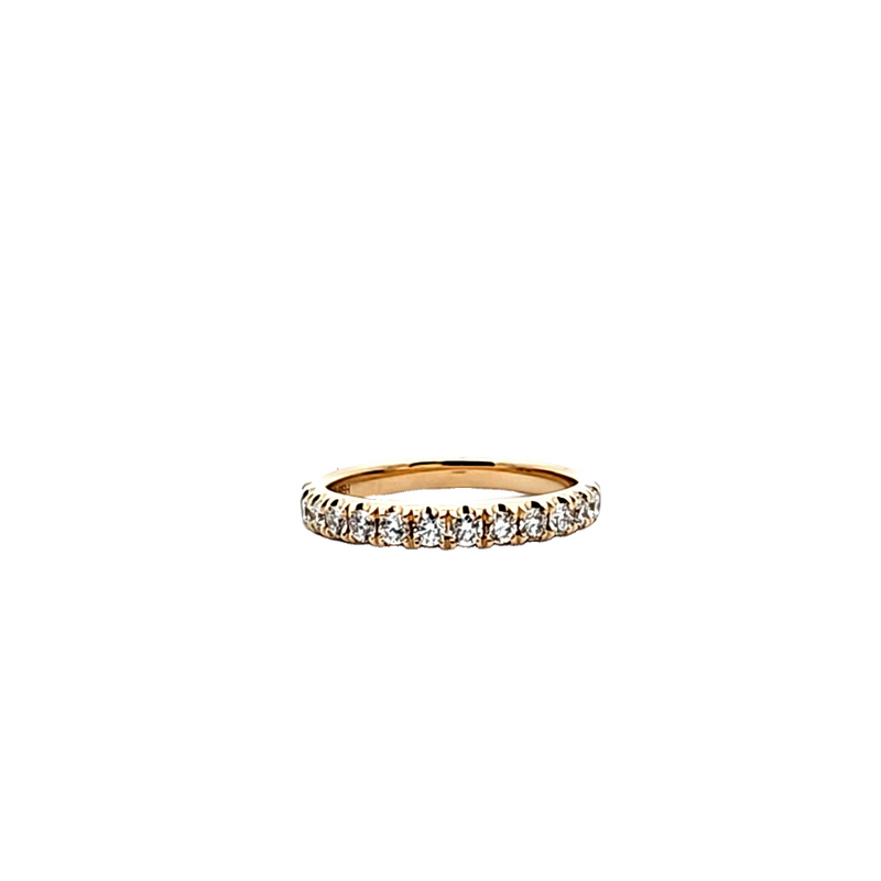 14K YG Diamond Band