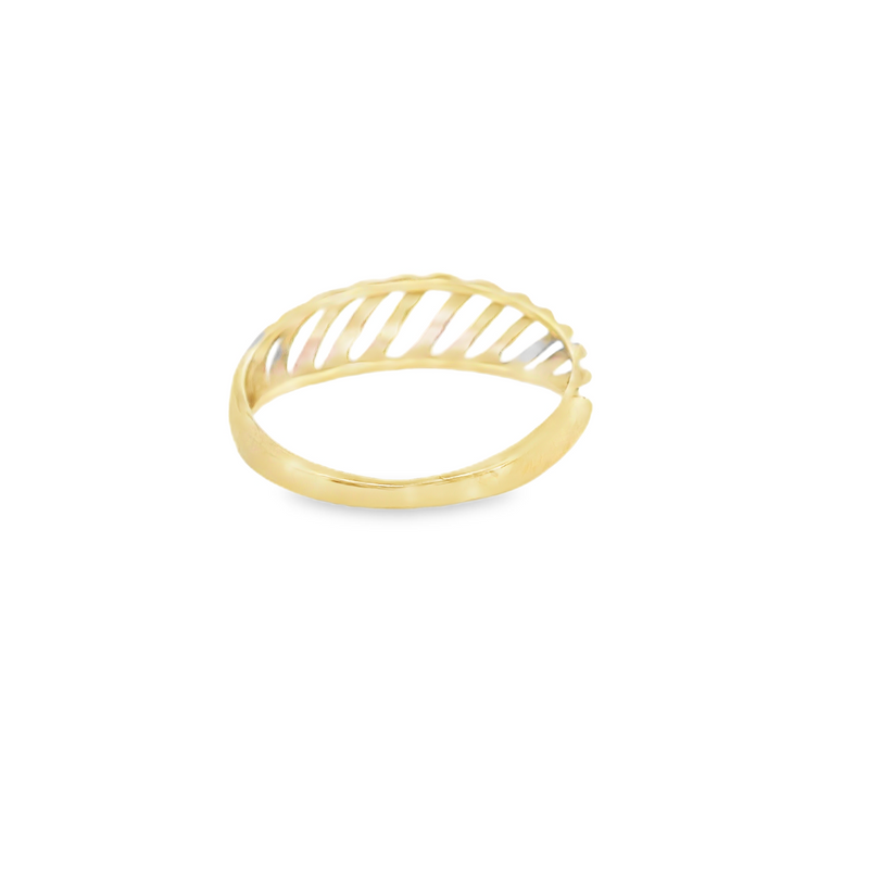 10K YG Domed Band Size 4.5