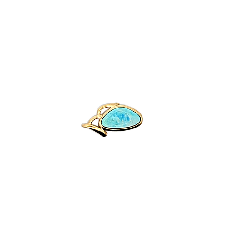 14K YG Opal Doublet Pendant