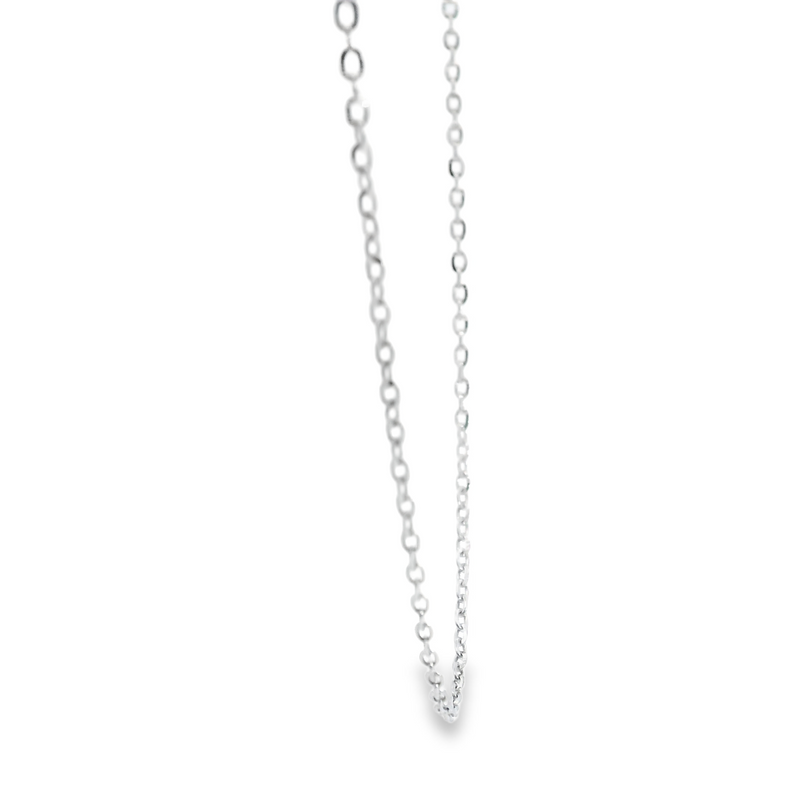 10K WG Diamond Cut Cable Chain 16"