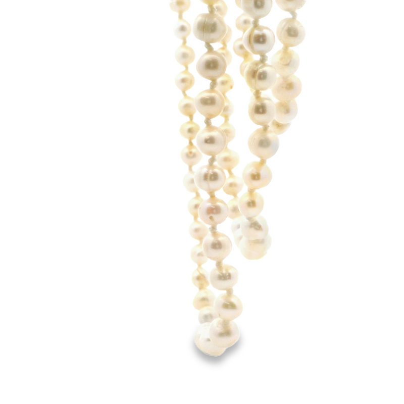 14K YG Freshwater Pearl Strand 18"
