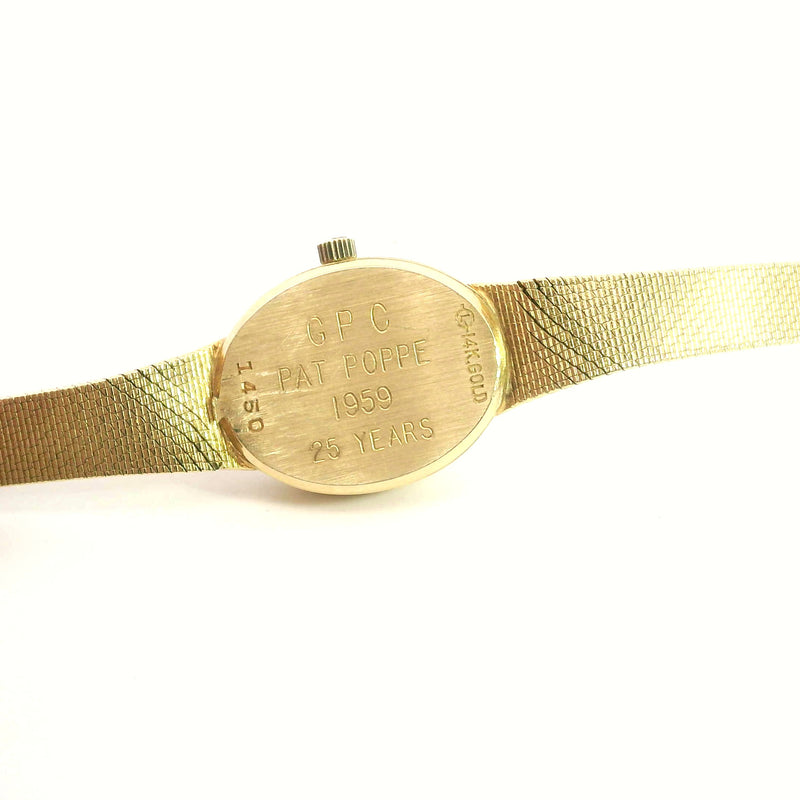 Ladies 14K Yellow Gold Omega Watch