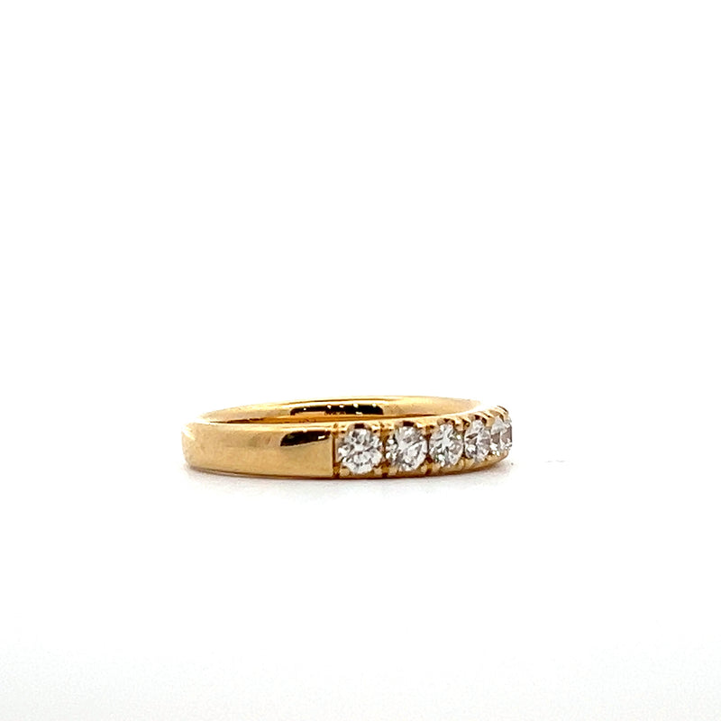 18K YG Diamond Band 0.96 CT TW