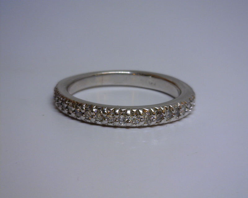 14K WG DIAMOND WEDDING RING