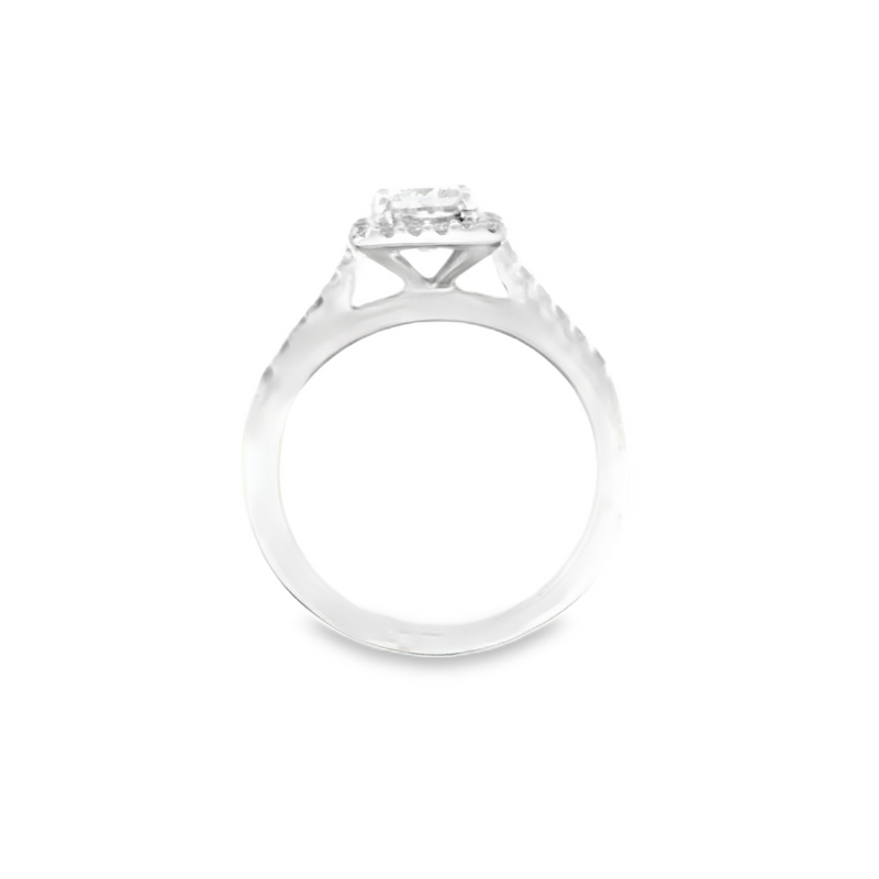 14K WG PRINCESS  RING
