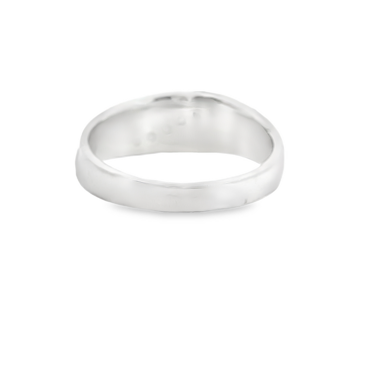 14K WG DIAMOND MENS BAND