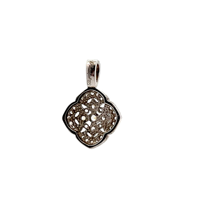 Sterling Silver CZ Pendant