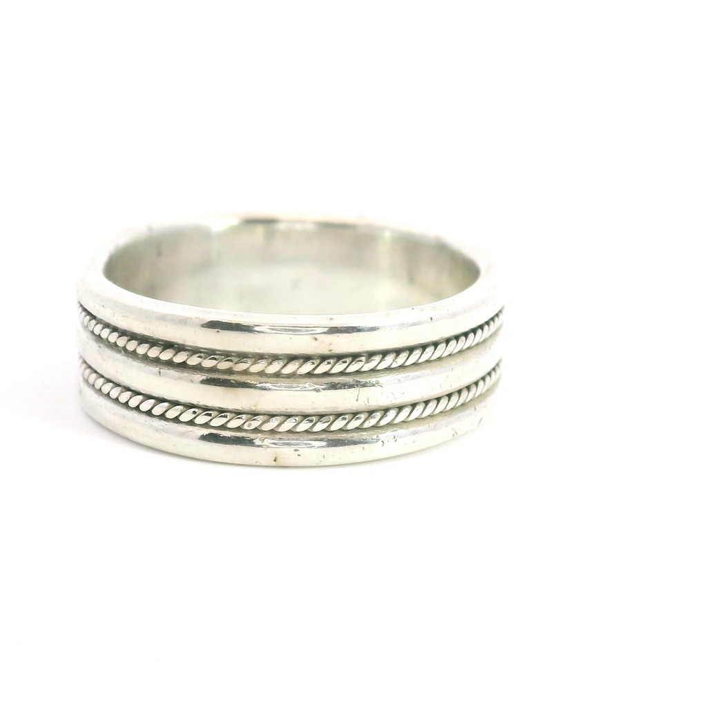 Sterling Silver Wide Band