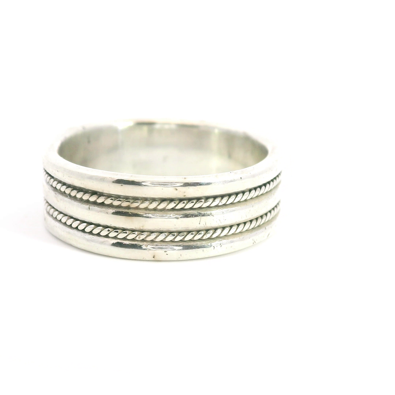 Sterling Silver Wide Band