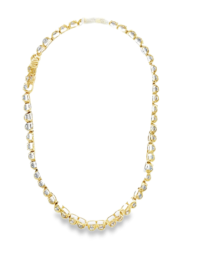 14K YG Diamond Tennis Bracelet