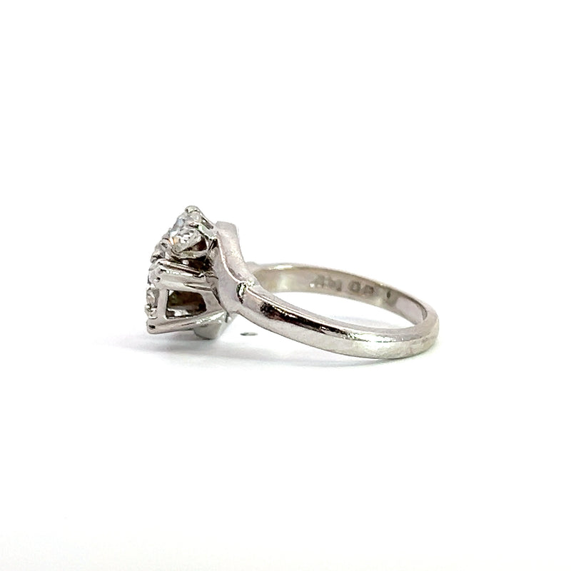 14K WG Vintage Diamond Ring