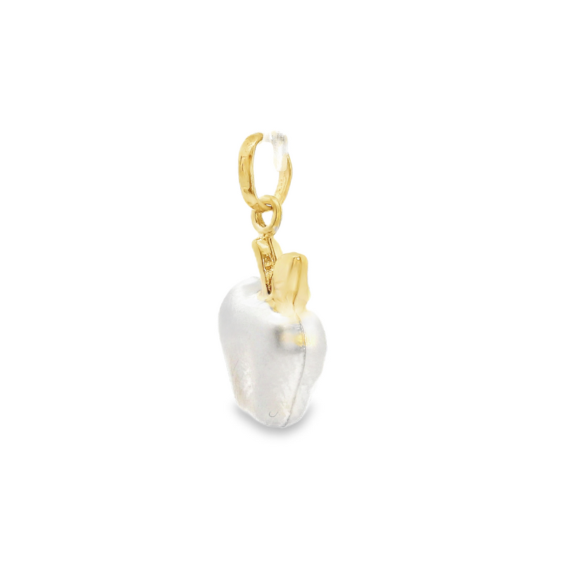 14K TT Apple Charm