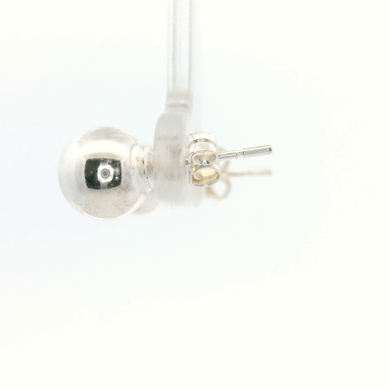 Sterling Silver 8mm Ball Post Earrings