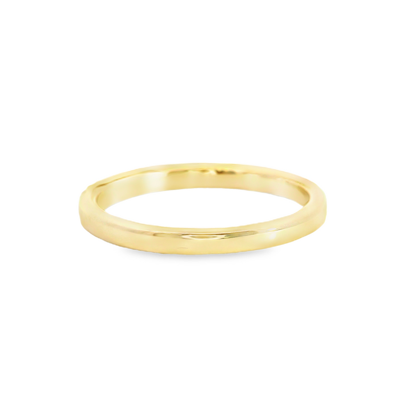 14K YG Diamond Band