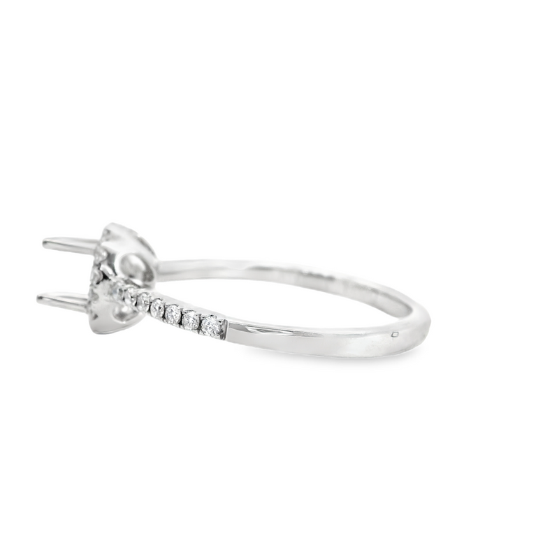 14K WG HALO MOUNT