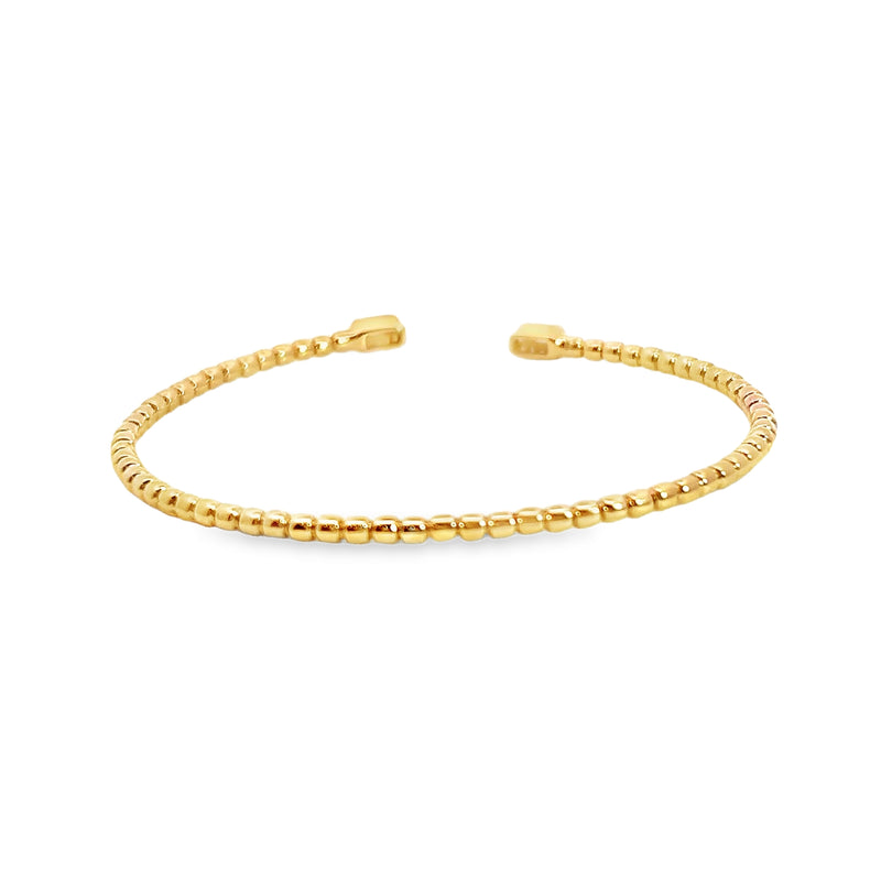 10K YG Diamond Bangle Bracelet