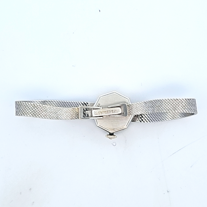 Vintage 14K WG & Diamond Longines & Wittnaur Watch