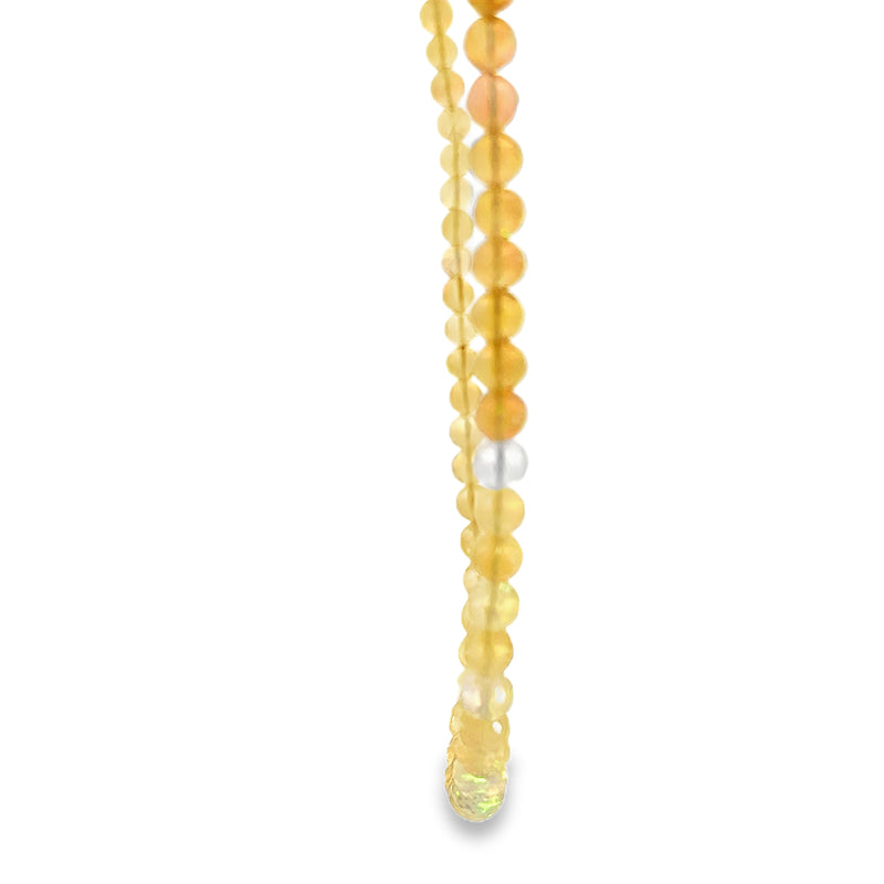 Jay King Faceted Opal Necklace