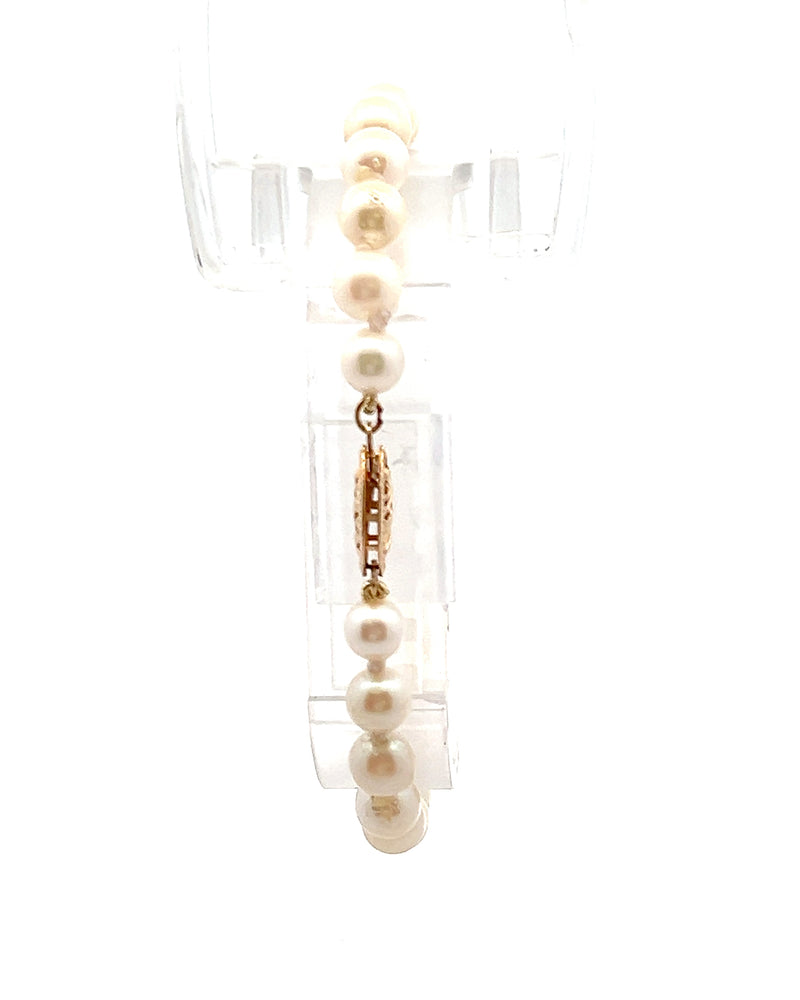 14K YG Freshwater Pearl Bracelet