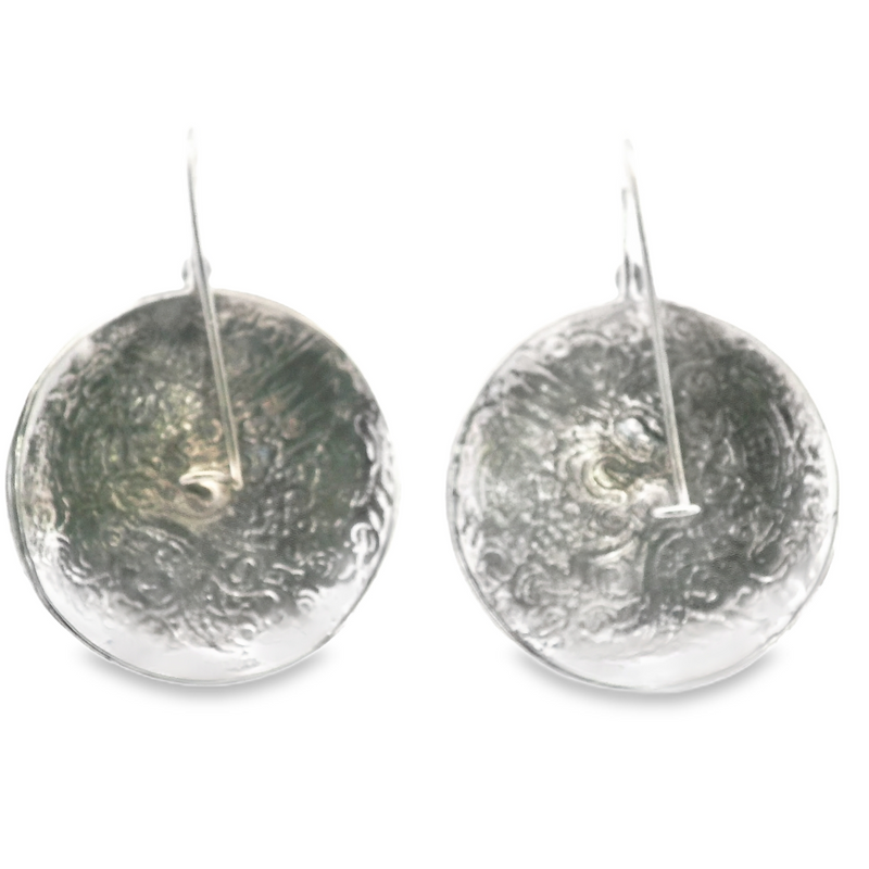 Silpada Etched Asian Dragon Earrings
