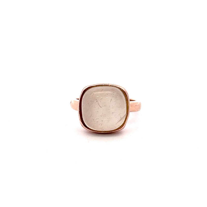 Rose Gold Plated Moonstone Ring