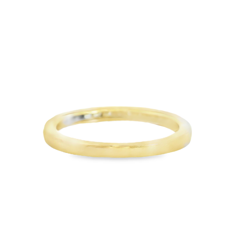 14K YG DIAMOND BAND