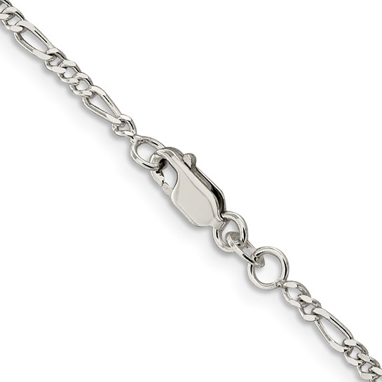 Sterling Silver Figaro Chain 20"