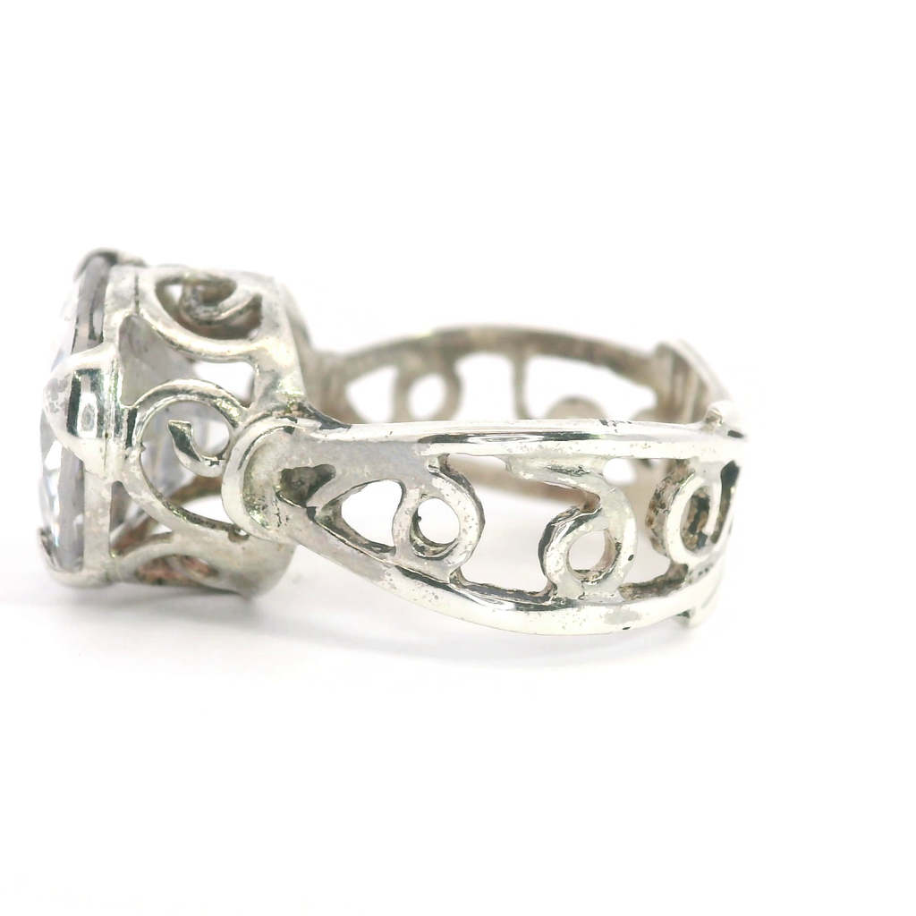 Sterling Silver CZ Ring