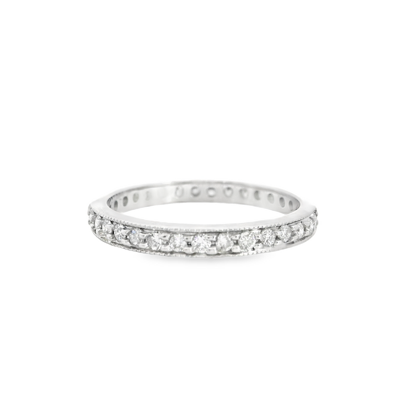 14K WG ETERNITY DIAMOND BAND
