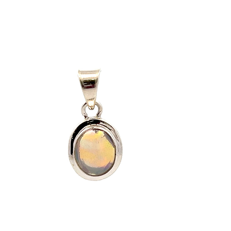 Sterling Sliver Opal Pendant