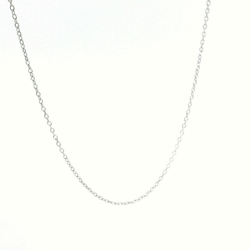 Sterling Silver Cable Chain 18"