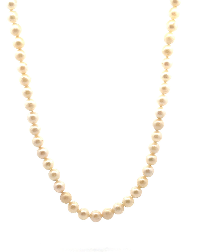 14K YG Freshwater Pearl Necklace 16"