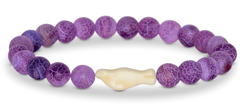 Seal Tracking Bracelet in Coral Reef Violet