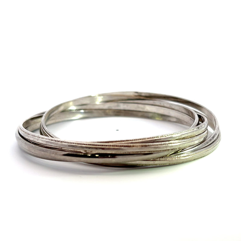 Sterling Silver 6 Bangle Set