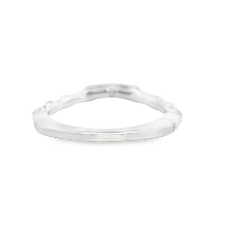 14K WG DIAMOND BAND 0.05 CT TW