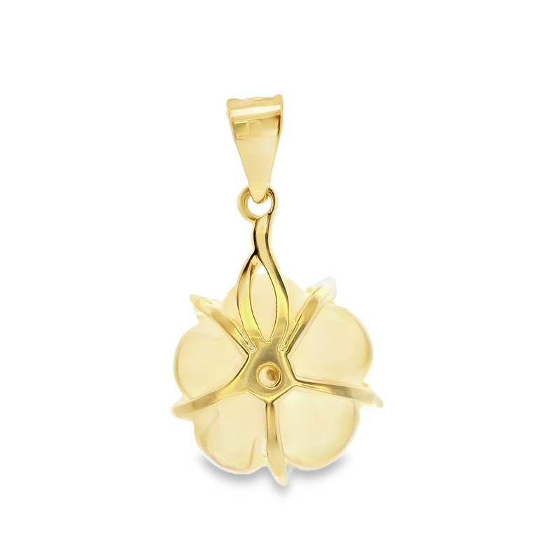 Gold Plated Flower Pendant
