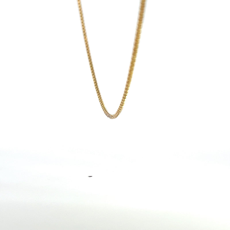 14K YG Box Chain