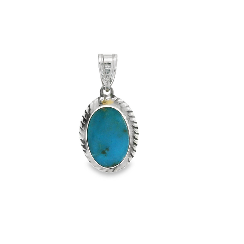 Sterling Silver Turquoise Pendant