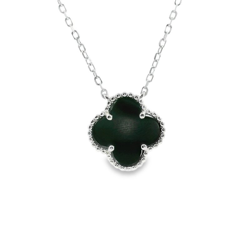 Sterling Silver Onyx Necklace