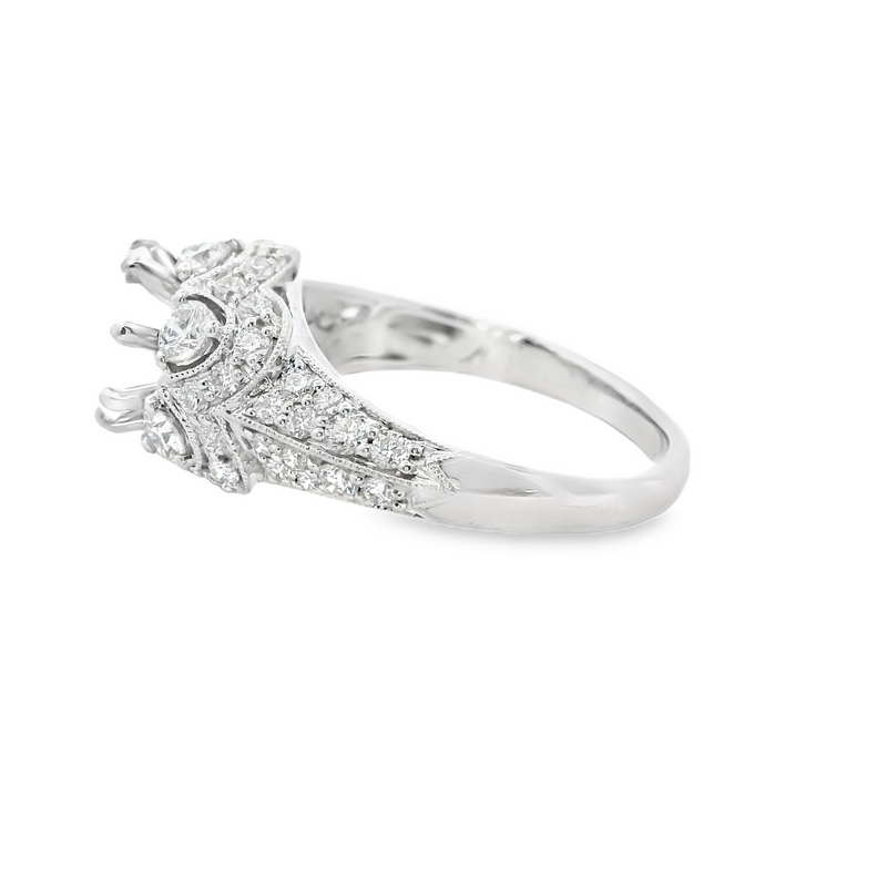 18K WG DIAMOND ENGAGEMENT RING