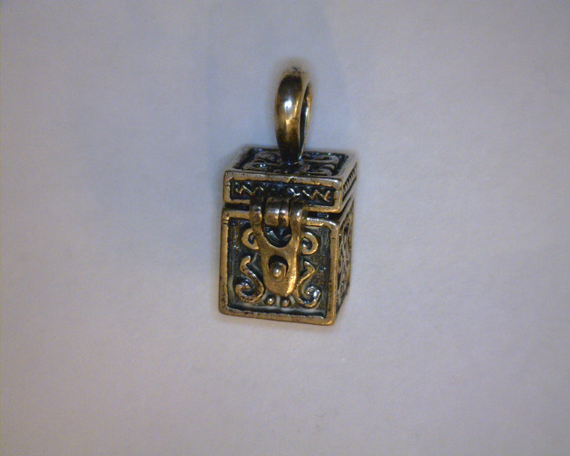 STERLING SILVER BOX CHARM