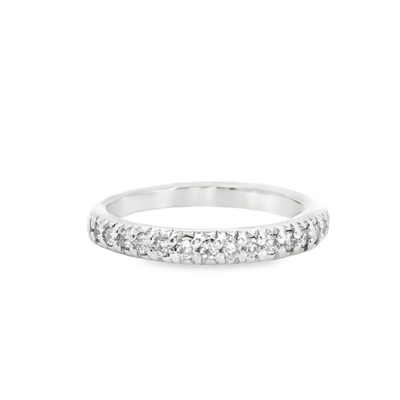 14K WG DIAMOND WEDDING RING