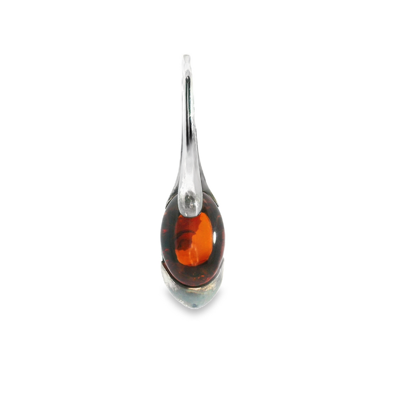 Sterling Silver Amber Pendant