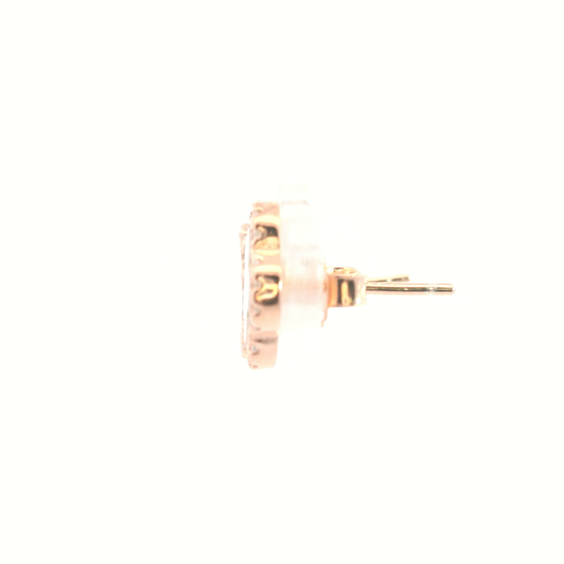 Rose Gold Plated Gemstone Earrings