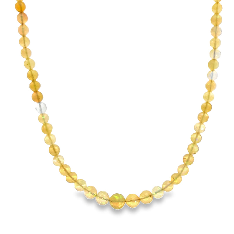 Jay King Faceted Opal Necklace