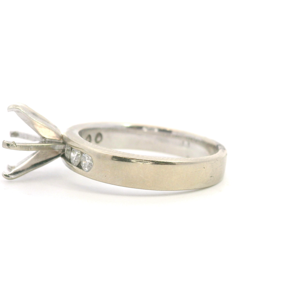 14K WG DIAMOND ENGAGEMENT MOUNT